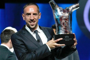 Ribery giành danh hiệu Cầu thủ hay nhất châu Âu