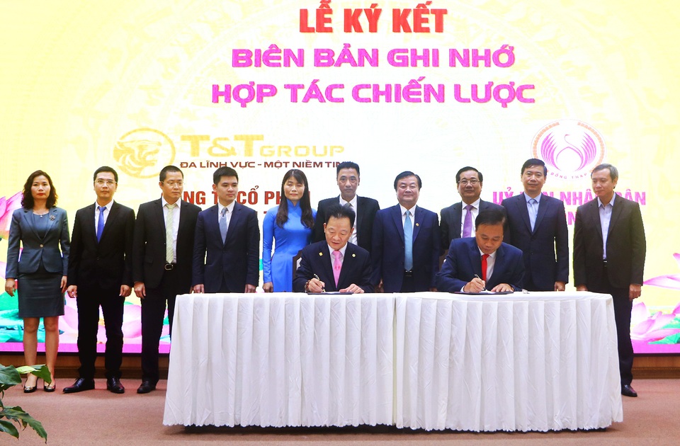 Tập đoàn TT Group hợp tác chiến lược toàn diện với tỉnh Đồng Tháp - 1 Tập đoàn TT Group hợp tác chiến lược toàn diện với tỉnh Đồng Tháp - 1