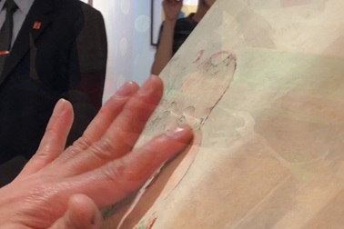 Trình diễn kỹ thuật in tranh Đông Hồ