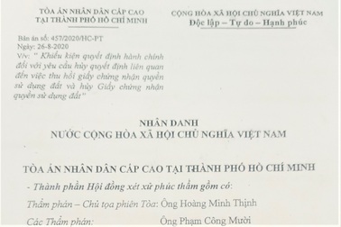 Vụ huyện thua kiện dân: Thêm một bản án huyện ngâm 2 năm mới chịu thi hành