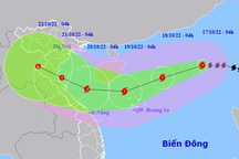 Bão Nesat tăng cường độ, tiến gần quần đảo Hoàng Sa