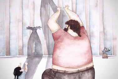 Chùm tranh đáng yêu về cha và con gái nhỏ