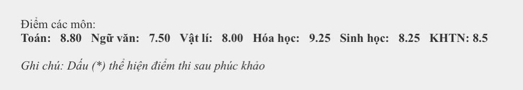 Bật mí điểm thi tốt nghiệp ấn tượng của Á quân Đường lên đỉnh Olympia 2021 - 1 Bật mí điểm thi tốt nghiệp ấn tượng của Á quân Đường lên đỉnh Olympia 2021 - 1