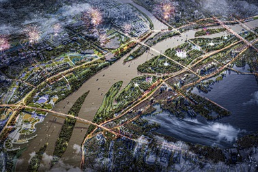 Văn Phú - Đèo Cả đề xuất dự án Đại lộ cảnh quan ven sông Hồng