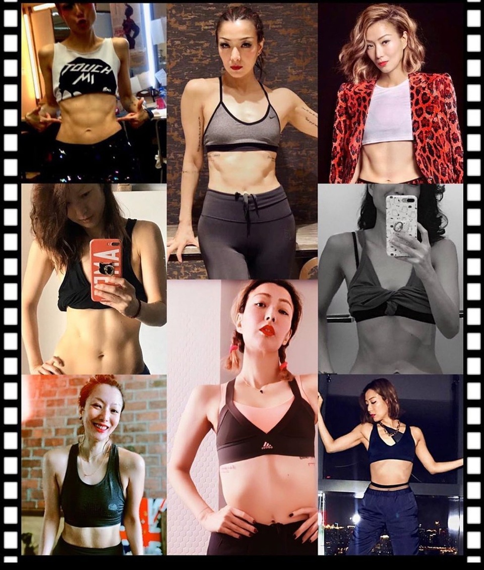 Dáng vóc và cơ bụng đáng ghen tị của diva 47 tuổi Trịnh Tú Văn - 2 Dáng vóc và cơ bụng đáng ghen tị của diva 47 tuổi Trịnh Tú Văn - 2