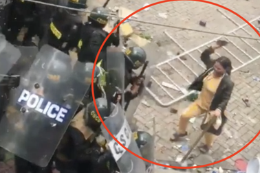 Khởi tố nữ công nhân ném đá cảnh sát cơ động