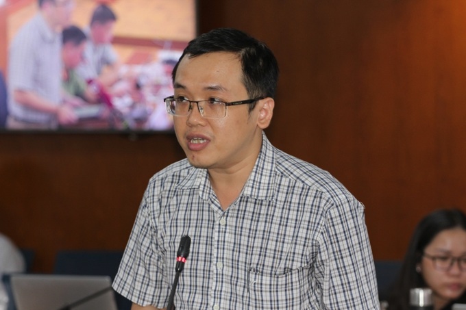 Ông Nguyễn Sĩ Long nêu rõ nguyên tắc thực hiện thí điểm công chức, viên chức làm việc tại nhà. (Ảnh: Thành Nhân).