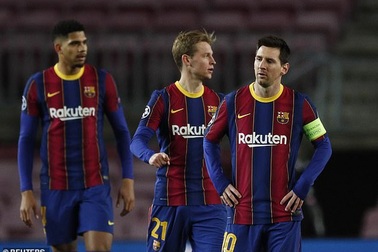 Barcelona đối diện thử thách lớn ở vòng knock-out Champions League