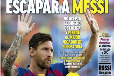 Báo giới châu Âu chấn động khi Barcelona chia tay Messi