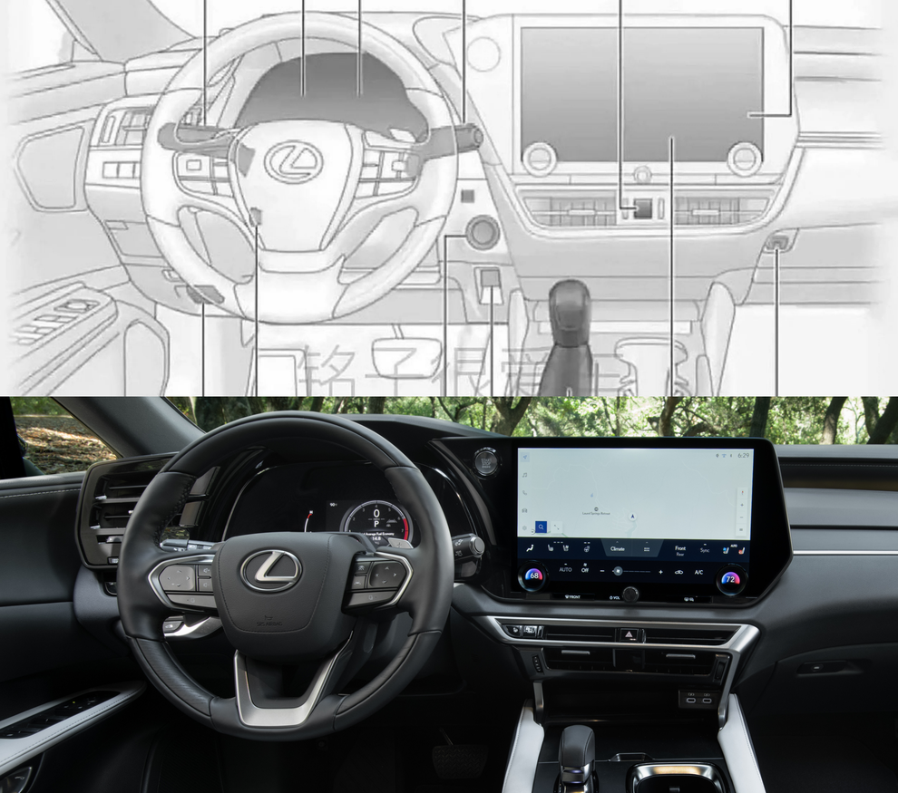 Lexus ES 2025 lộ diện trước ngày ra mắt có thể sẽ chỉ có bản Hybrid? - 5