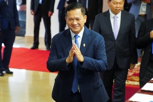 Thủ tướng Campuchia Hun Manet đến Hà Nội, bắt đầu chuyến thăm Việt Nam - 1