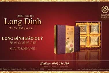 Bánh Trung thu Long Đình: Trao yêu thương, gửi tâm tình