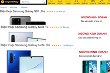 TGDĐ ngừng kinh doanh Samsung Galaxy Note 10, Note 10+, S20 Ultra