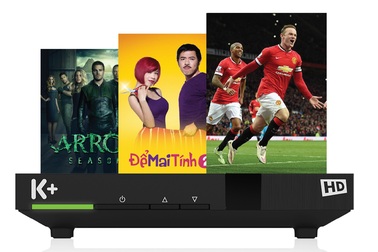 Đầu thu mới của K+ hỗ trợ 39 kênh truyền hình quảng bá