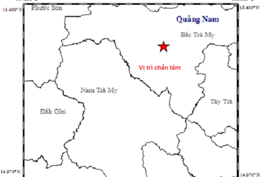 Động đất mạnh ở khu vực thủy điện Sông Tranh 2