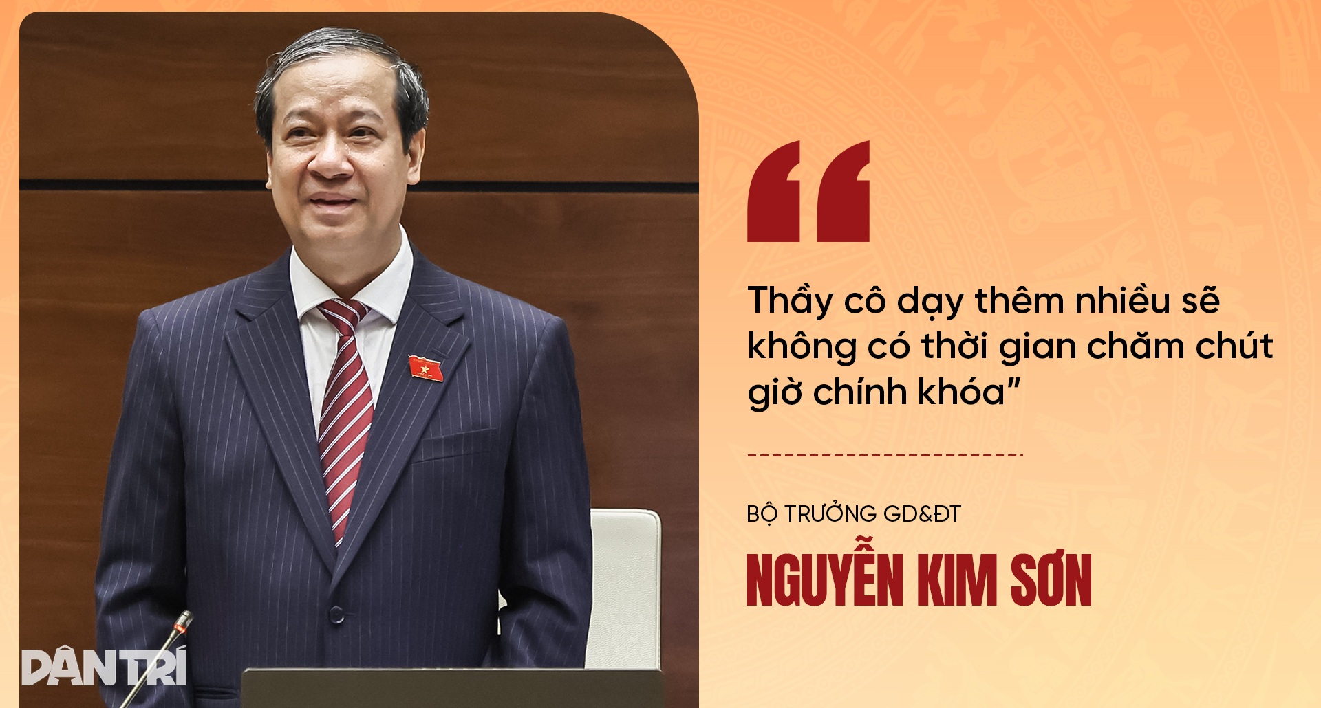 Những phát ngôn về dạy - học thêm và áp lực thi cử làm nóng nghị trường - 9 Những phát ngôn về dạy - học thêm và áp lực thi cử làm nóng nghị trường - 9