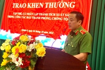 Khen thưởng các đơn vị phá 2 chuyên án ma túy lớn ở TPHCM