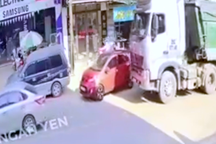 Chạy cắt mặt xe tải - Bài học cho lái mới