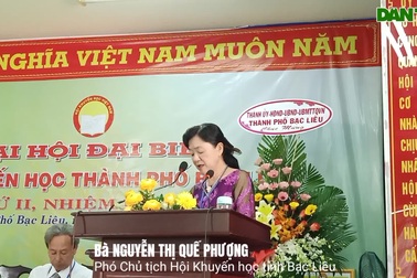 Lãnh đạo Hội Khuyến học tỉnh Bạc Liêu chỉ đạo công tác khuyến học