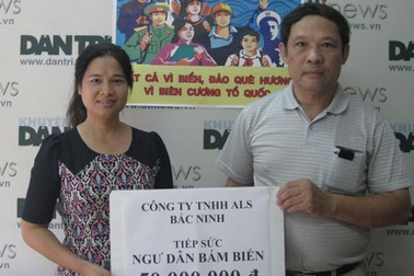 Công ty TNHH ALS Bắc Ninh ủng hộ 50 triệu đồng "Tiếp sức ngư dân bám biển"