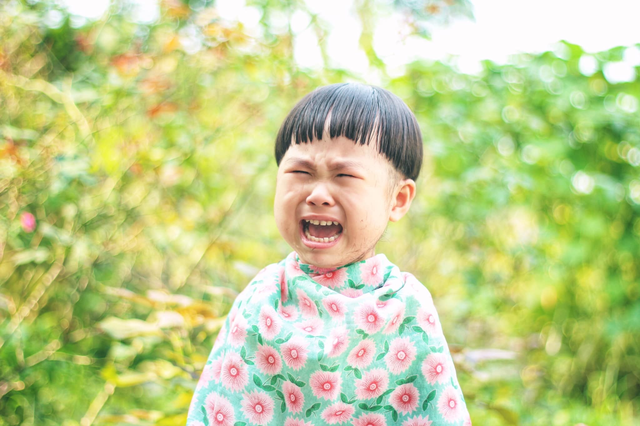 Biểu cảm cực đáng yêu của cô bé 3 tuổi cắt tóc bát úp - 9