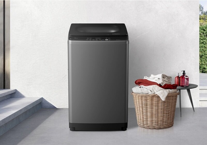 Máy giặt Hitachi Inverter 9 kg LTL 09MV00(GG) giá chỉ 5,99 triệu đồng mà có tính năng sấy gió cực tiện lợi