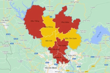 Bình Dương cách ly 11 phường với chiến thuật "khóa chặt, đông cứng"