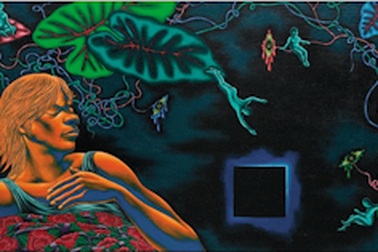 Hình ảnh làng quê trong tranh sơn dầu