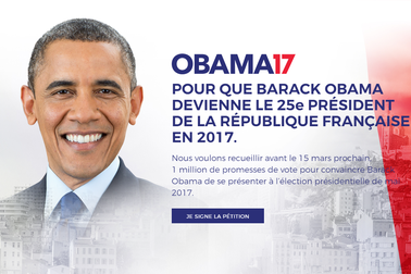 Người Pháp muốn bầu ông Obama làm tổng thống