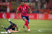 Hai lần dẫn trước, CLB Công an Hà Nội vẫn tuột chiến thắng trước Buriram