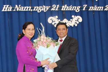 Bà Lê Thị Thủy được điều động giữ chức Bí thư Tỉnh ủy Hà Nam