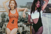 Nữ sinh Học viện Hàng không "đốt mắt" với bikini