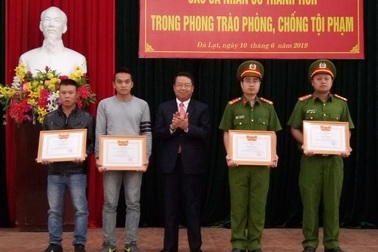 Cá nhân đấu tranh chống tội phạm xuất sắc, thưởng tối đa 5 triệu