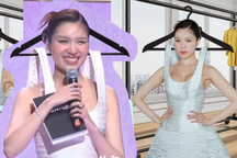 Chiếc váy "bay lên trời" độc lạ của MC Thanh Thanh Huyền