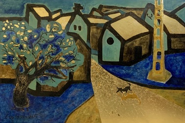 Những bức tranh cuối đời của Công Quốc Hà được triển lãm tại Hà Nội