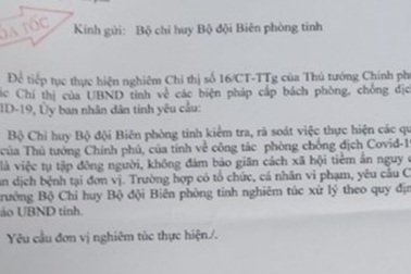 Đề nghị Biên phòng Quảng Trị kiểm tra phản ánh việc tụ tập đông người