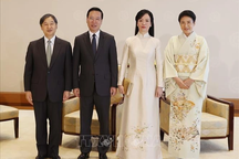 Chủ tịch nước Võ Văn Thưởng hội kiến Nhà vua Nhật Bản Naruhito