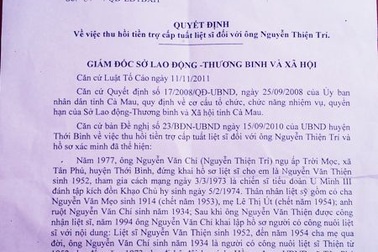 Nguyên Chủ tịch xã khai man để chiếm dụng tiền trợ cấp liệt sĩ   