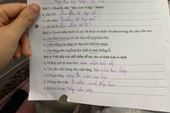 "Con gà gáy to như con lợn": Những phiếu ôn tập học kỳ khiến bố mẹ đau đầu