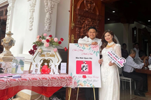 Mời khách cưới, cô dâu Bắc Ninh tạo mã QR, in sẵn tài khoản nhận tiền mừng