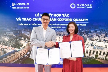 Oxford University Press trao chứng nhận Oxford Quality cho KAPLA