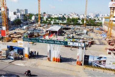 Hoàn thiện tầng hầm dự án King Crown Infinity, chủ đầu tư thực hiện cam kết với khách mua