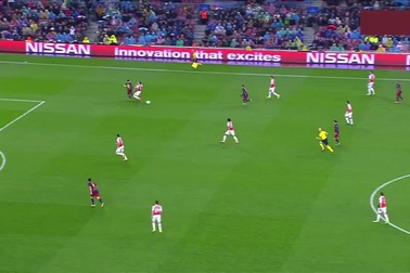 Bàn thắng của Messi vào lưới Arsenal