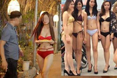 “Sao lại sử dụng người mặc bikini bưng đồ ăn, rót bia...?”