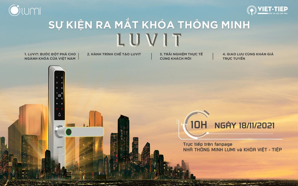 LUVIT - Khóa thông minh make in Vietnam sắp ra mắt - 1 LUVIT - Khóa thông minh make in Vietnam sắp ra mắt - 1