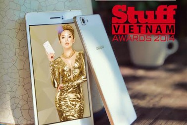 OPPO R5 đoạt giải “Thiết kế của năm” tại Stuff Vietnam Awards 2014
