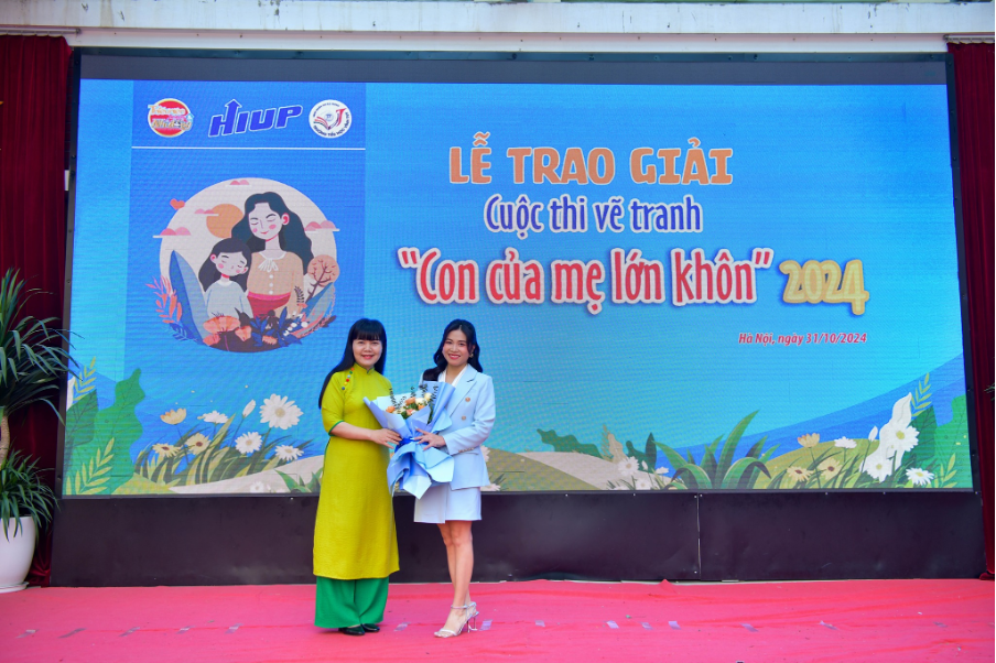 HIUP deltar i tegnekonkurransen Mors barn vokser opp 2024 - 1 HIUP đồng hành cùng cuộc thi vẽ tranh Con của mẹ lớn khôn 2024 - 1