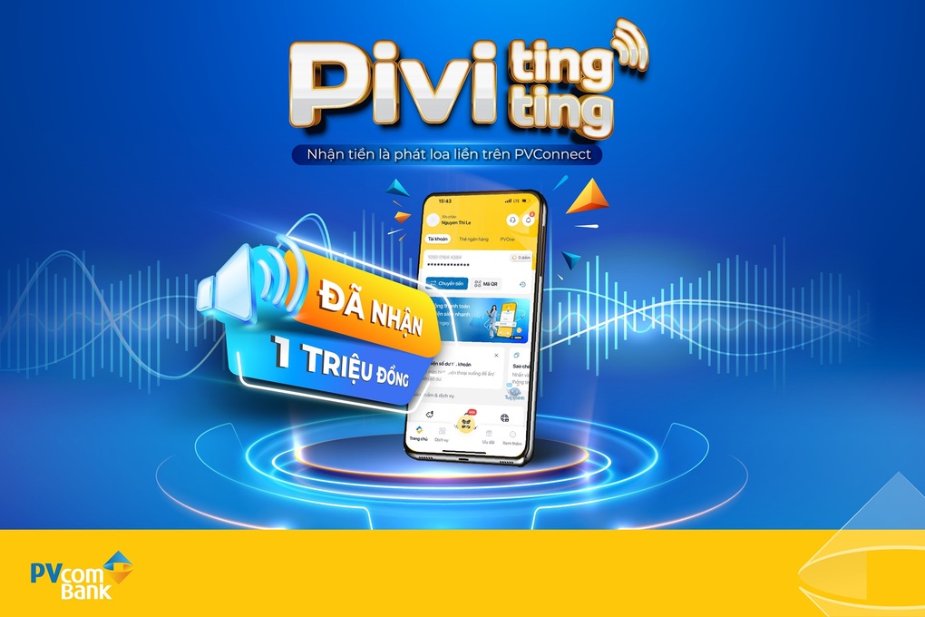 PVcomBank ra mắt tính năng thông báo biến động số dư bằng giọng nói - 1 PVcomBank ra mắt tính năng thông báo biến động số dư bằng giọng nói - 1