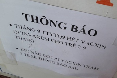 Thiếu vắc xin 5 trong 1 vì 3 lô Combe Five không đạt chất lượng