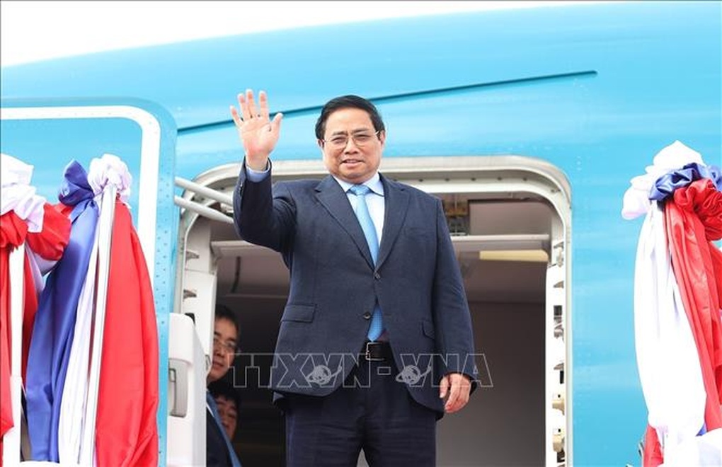 Thủ tướng Phạm Minh Chính kết thúc chuyến thăm chính thức và làm việc tại Lào - 1 Thủ tướng Phạm Minh Chính kết thúc chuyến thăm chính thức và làm việc tại Lào - 1